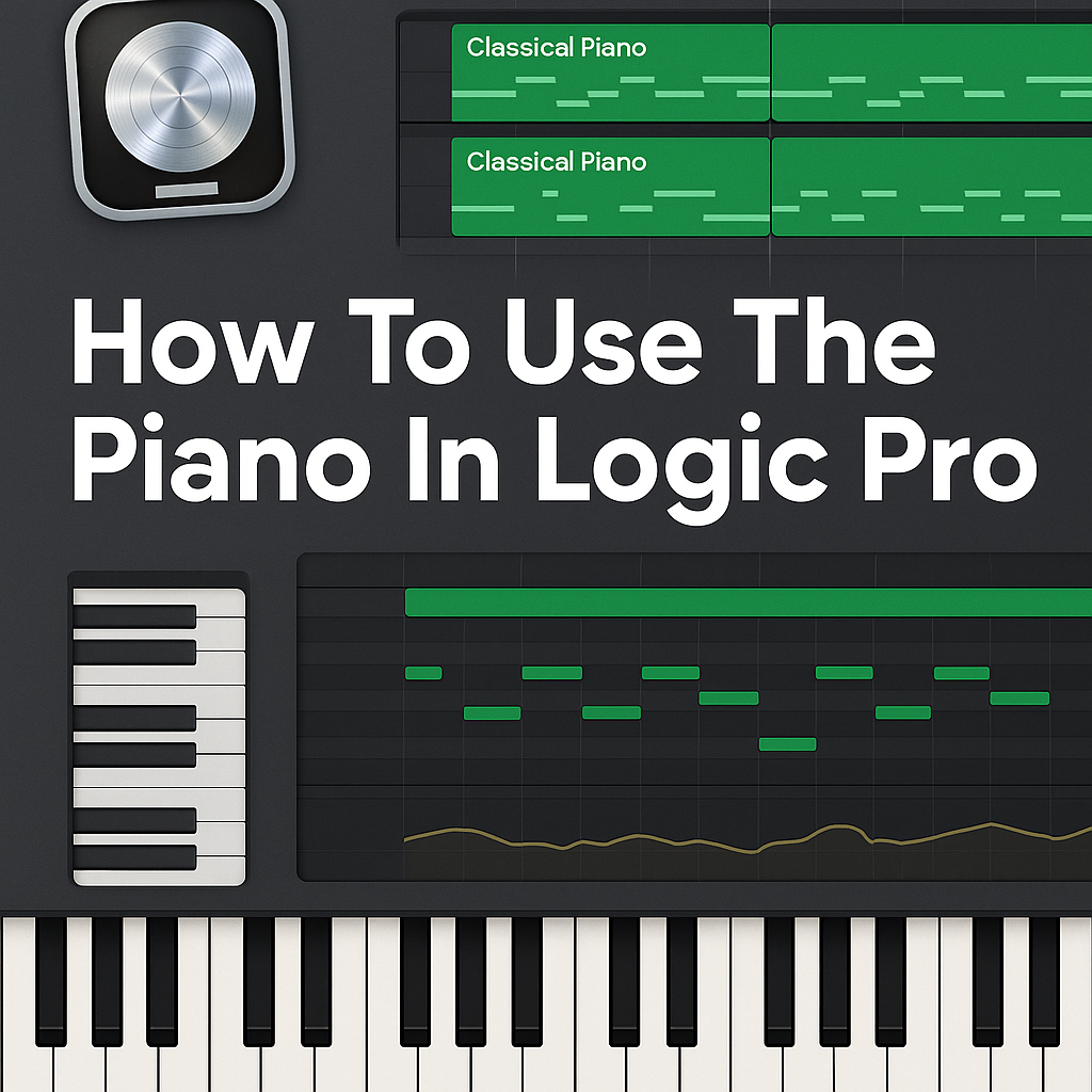 How To Use The Piano In Logic Pro